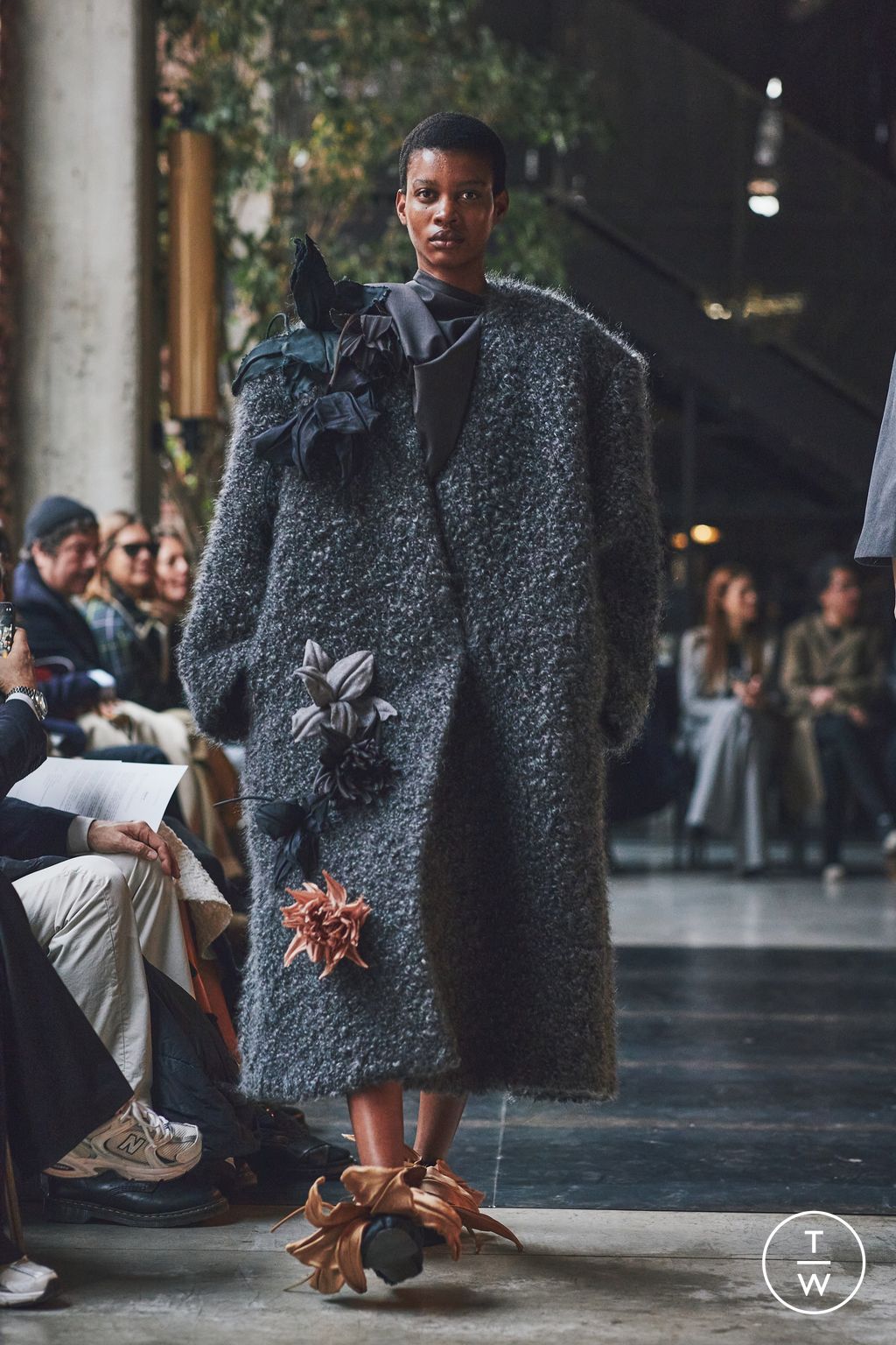Fashion Week Milan Fall/Winter 2024 look 11 de la collection Calcaterra womenswear