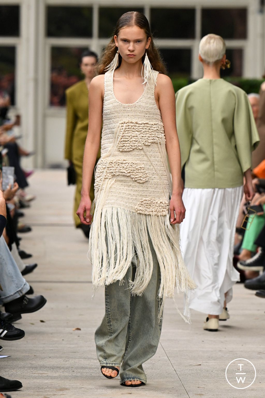 Fashion Week Milan Spring/Summer 2024 look 14 from the Calcaterra collection womenswear