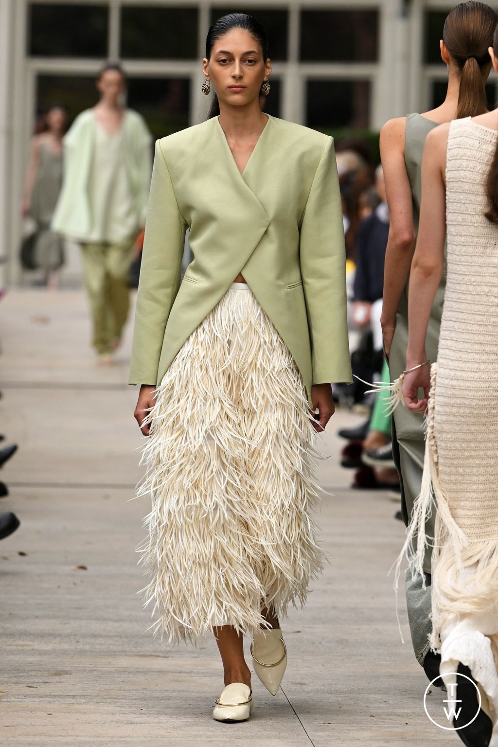 Fashion Week Milan Spring/Summer 2024 look 20 de la collection Calcaterra womenswear