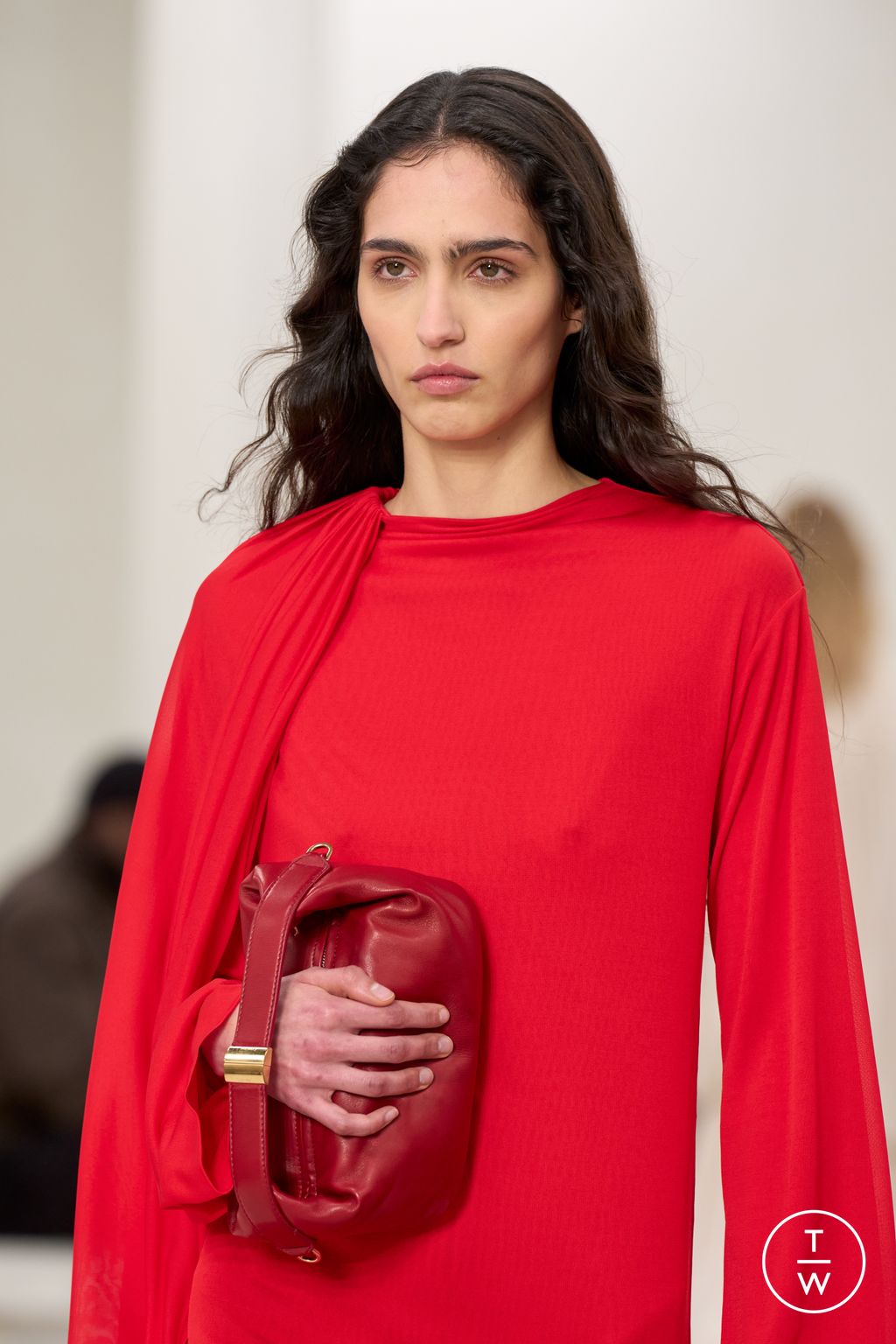 Fashion Week New York Fall/Winter 2025 look 97 from the Calvin Klein Collection collection 女装配饰