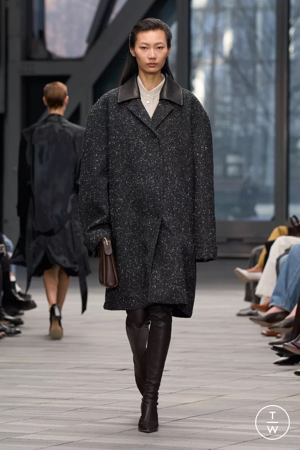 Fashion Week New York Fall/Winter 2026 look 19 from the Calvin Klein Collection collection womenswear