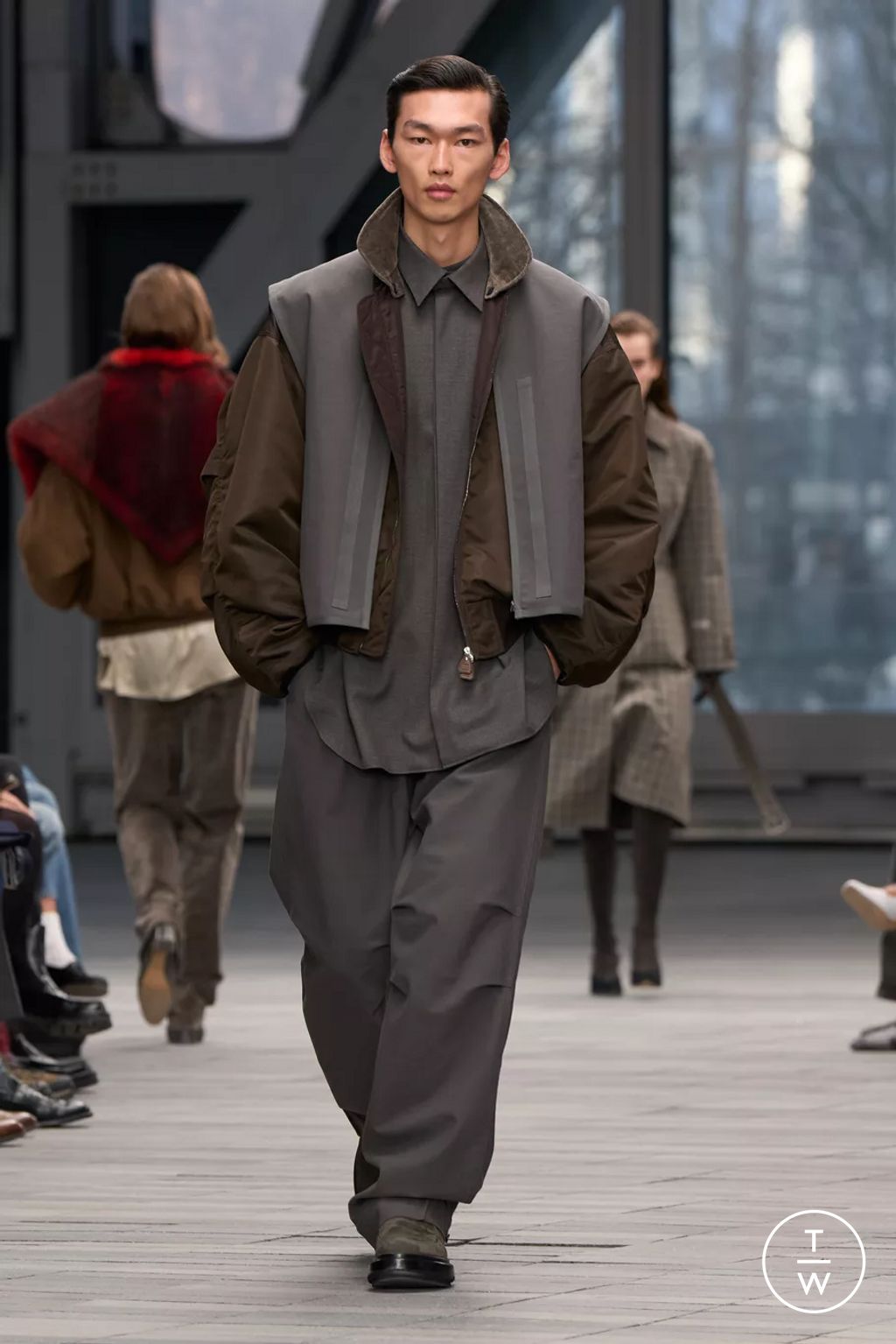 Fashion Week New York Fall/Winter 2026 look 33 from the Calvin Klein Collection collection 女装