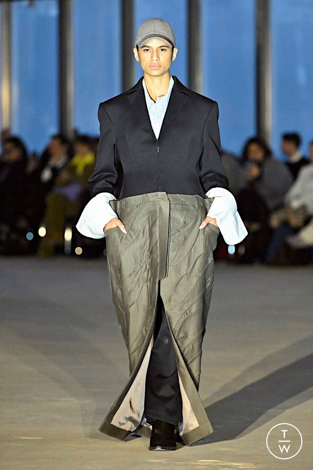 Fashion Week New York Fall/Winter 2025 look 3 de la collection Campillo menswear