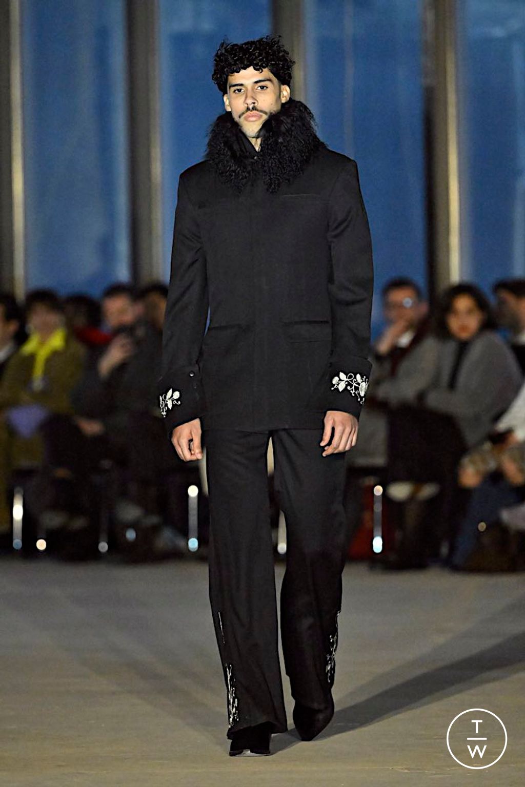 Fashion Week New York Fall/Winter 2025 look 37 from the Campillo collection menswear