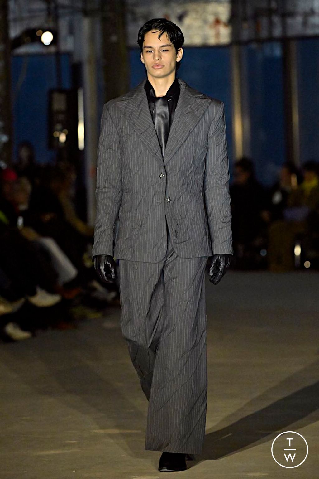 Fashion Week New York Fall/Winter 2025 look 41 from the Campillo collection 男装