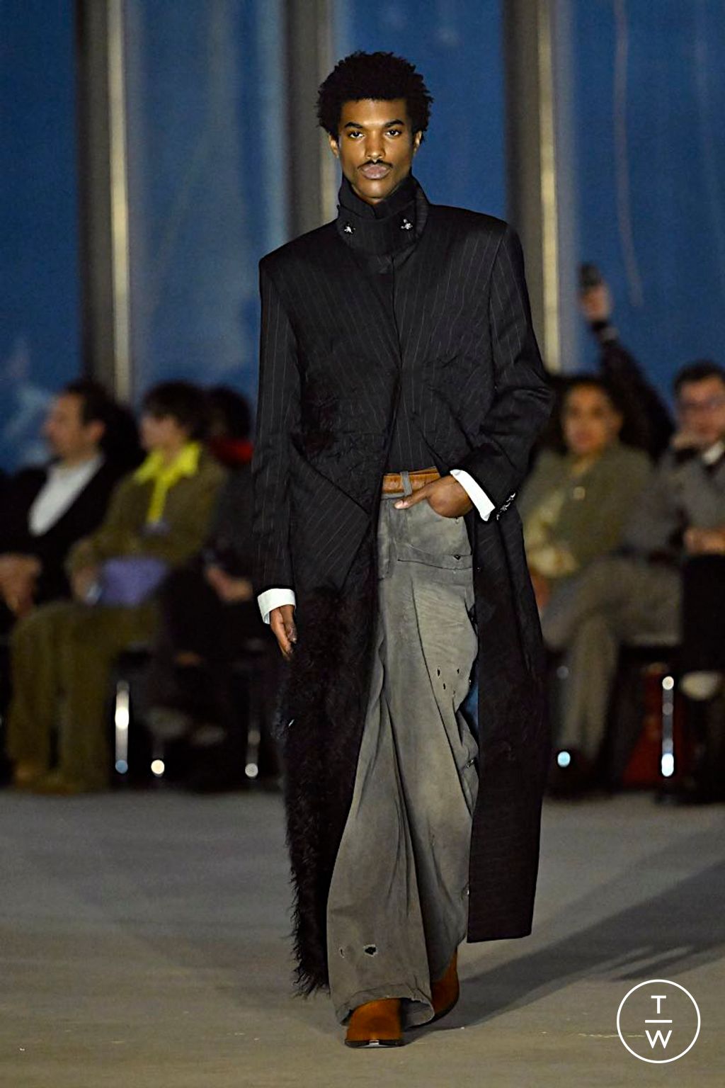 Fashion Week New York Fall/Winter 2025 look 45 from the Campillo collection 男装