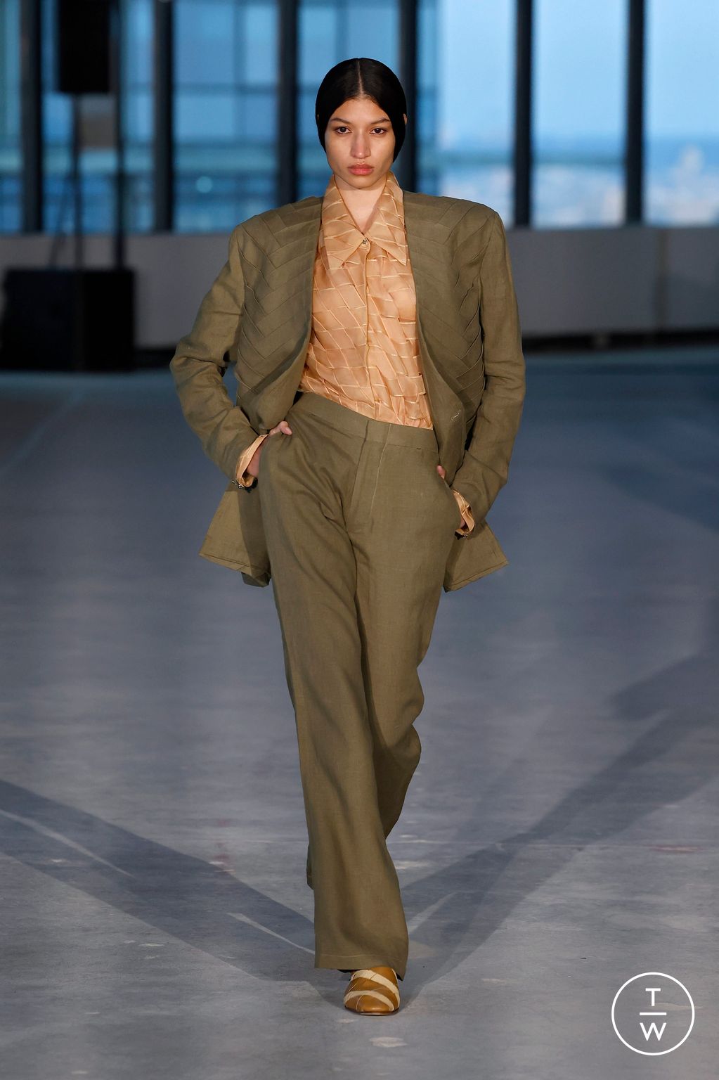 Fashion Week New York Spring/Summer 2026 look 12 de la collection Campillo womenswear