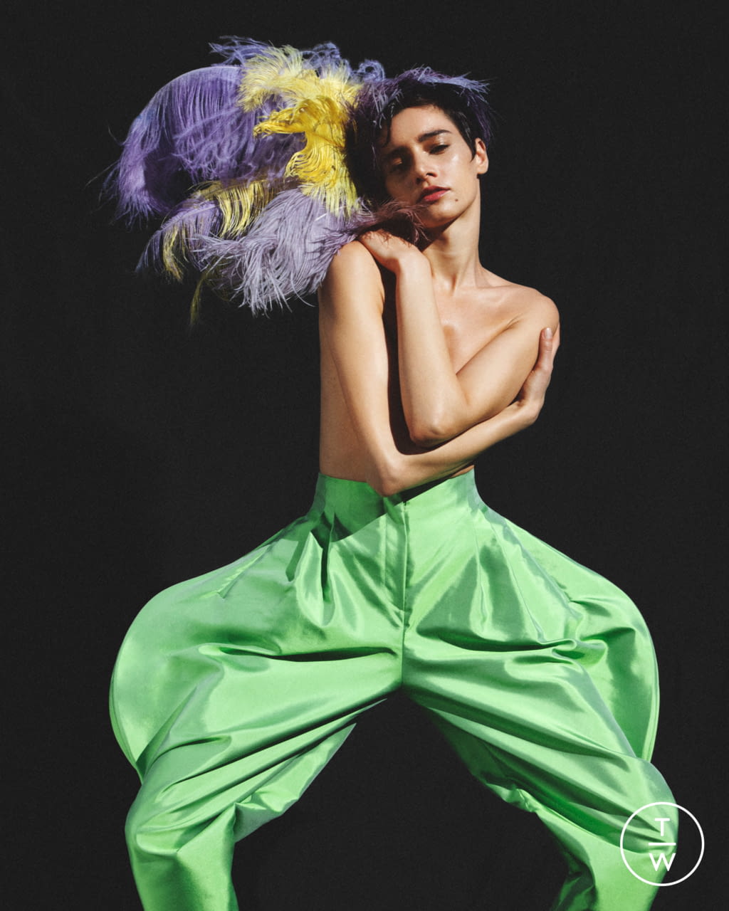Fashion Week Milan Fall/Winter 2020 look 26 de la collection Capucci womenswear