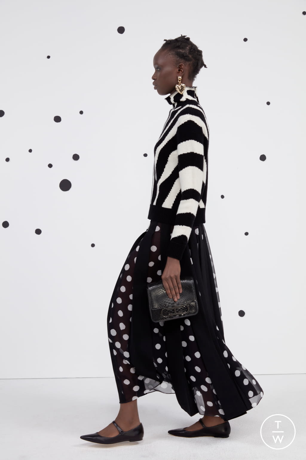 Fashion Week New York Pre-Fall 2021 look 3 from the Carolina Herrera collection 女装