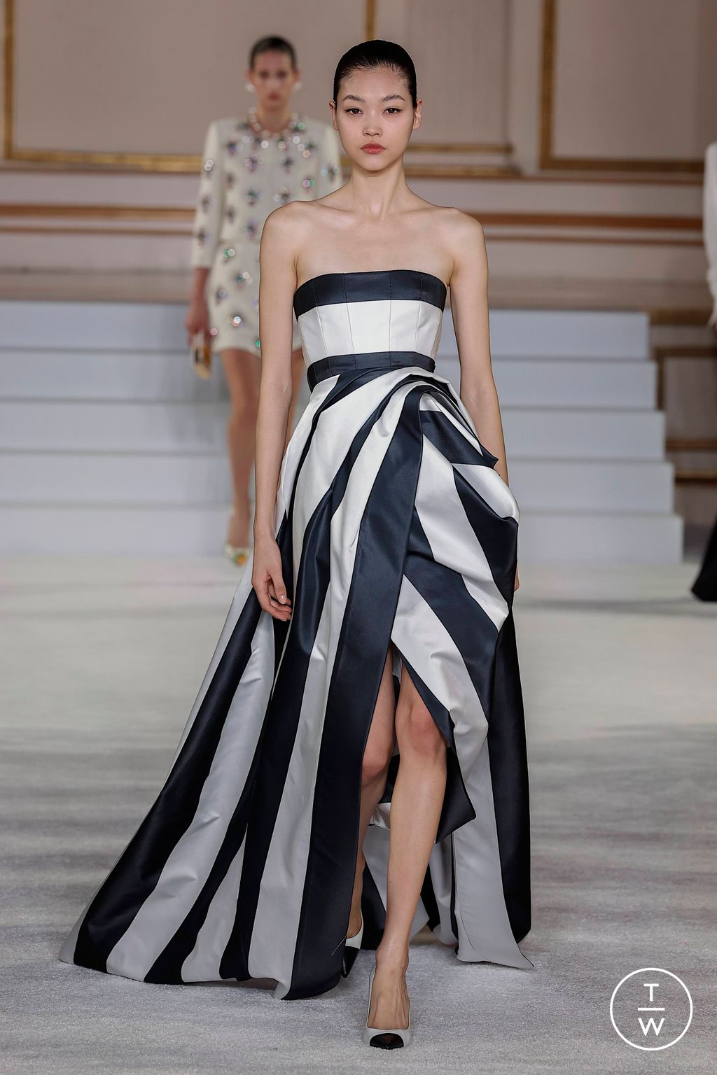 Fashion Week New York Fall/Winter 2023 look 4 de la collection Carolina Herrera womenswear