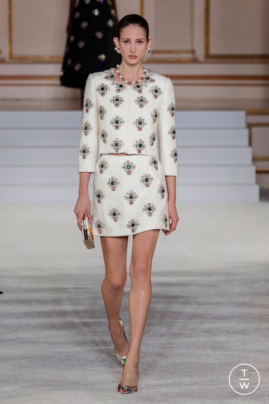 Fashion Week New York Fall/Winter 2023 look 5 de la collection Carolina Herrera womenswear