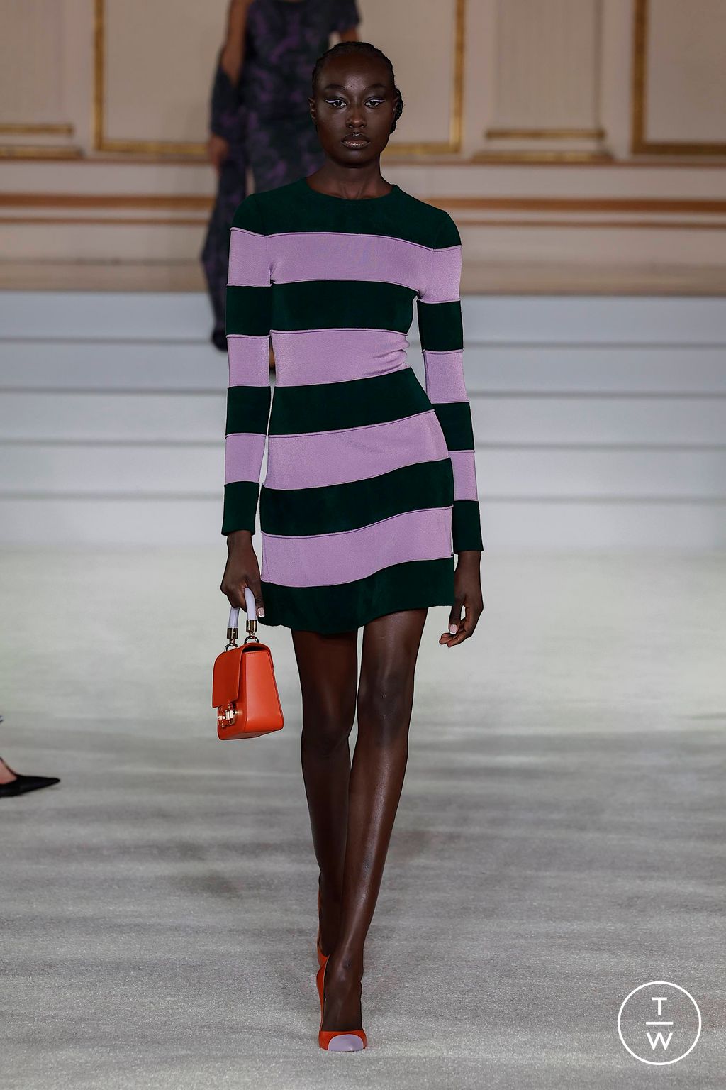 Fashion Week New York Fall/Winter 2023 look 20 from the Carolina Herrera collection womenswear