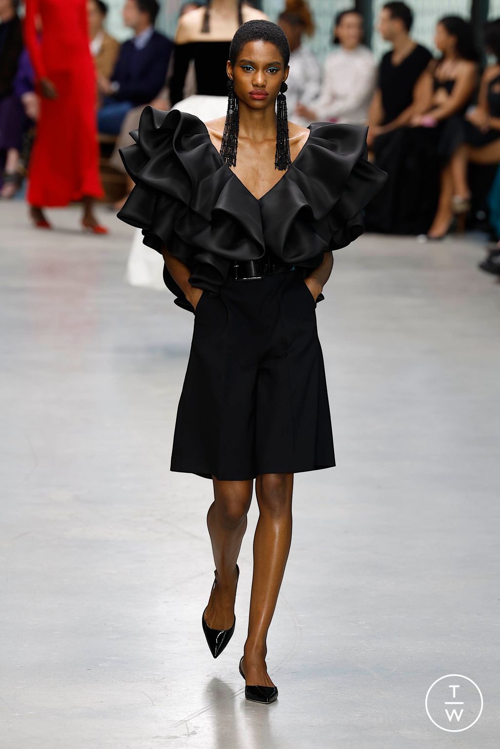 Fashion Week New York Fall/Winter 2024 look 5 de la collection Carolina Herrera womenswear