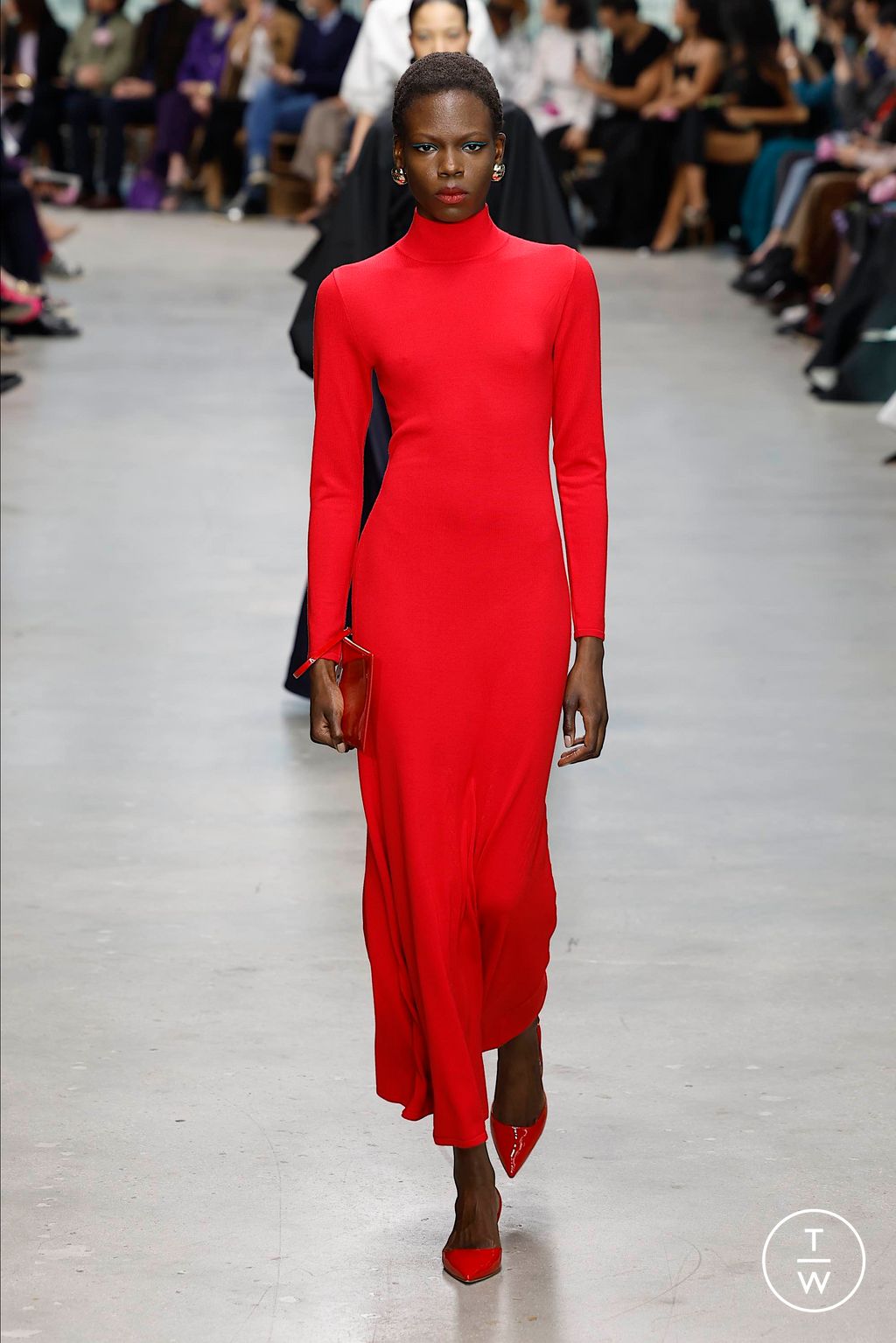 Fashion Week New York Fall/Winter 2024 look 7 from the Carolina Herrera collection womenswear
