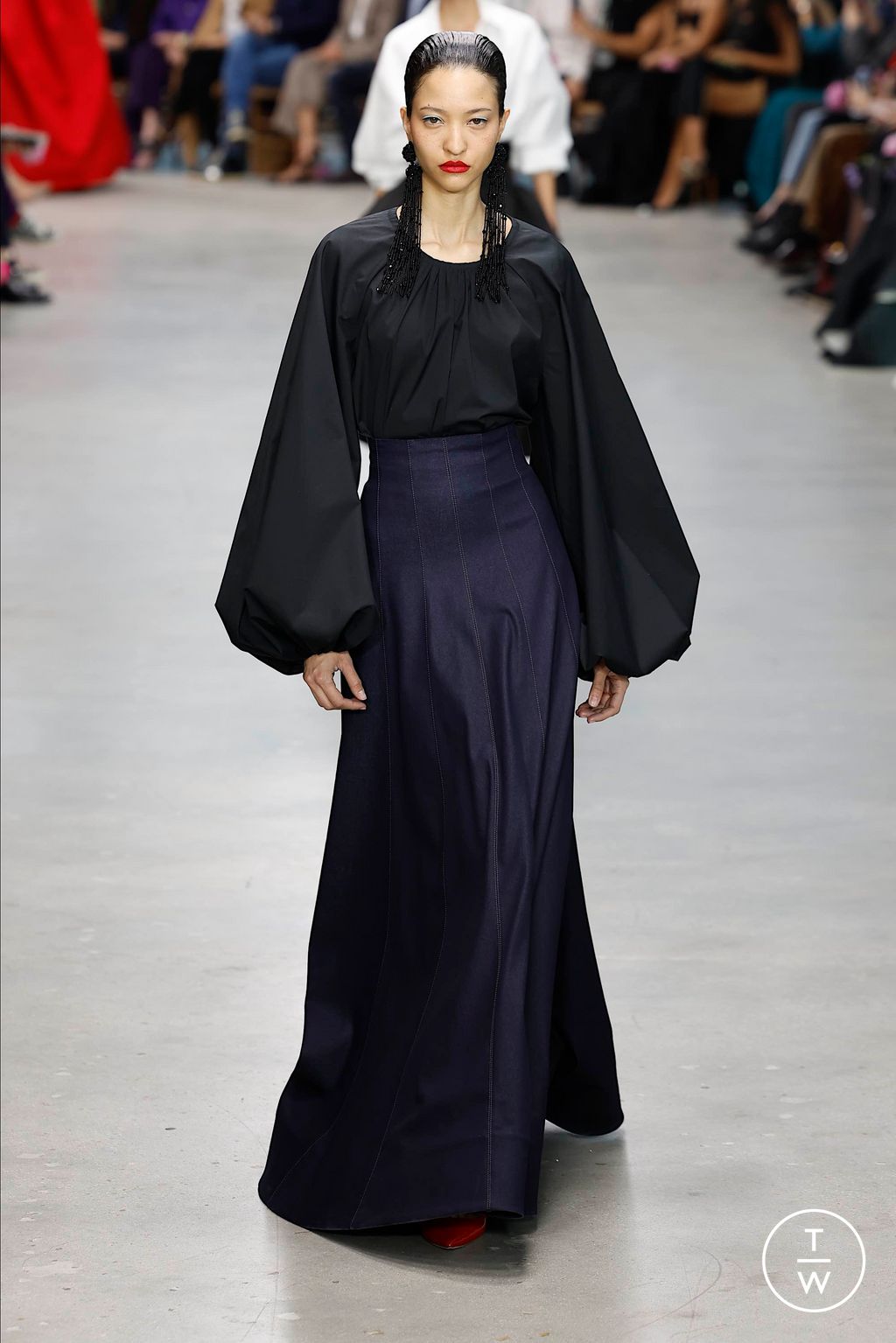 Fashion Week New York Fall/Winter 2024 look 8 de la collection Carolina Herrera womenswear