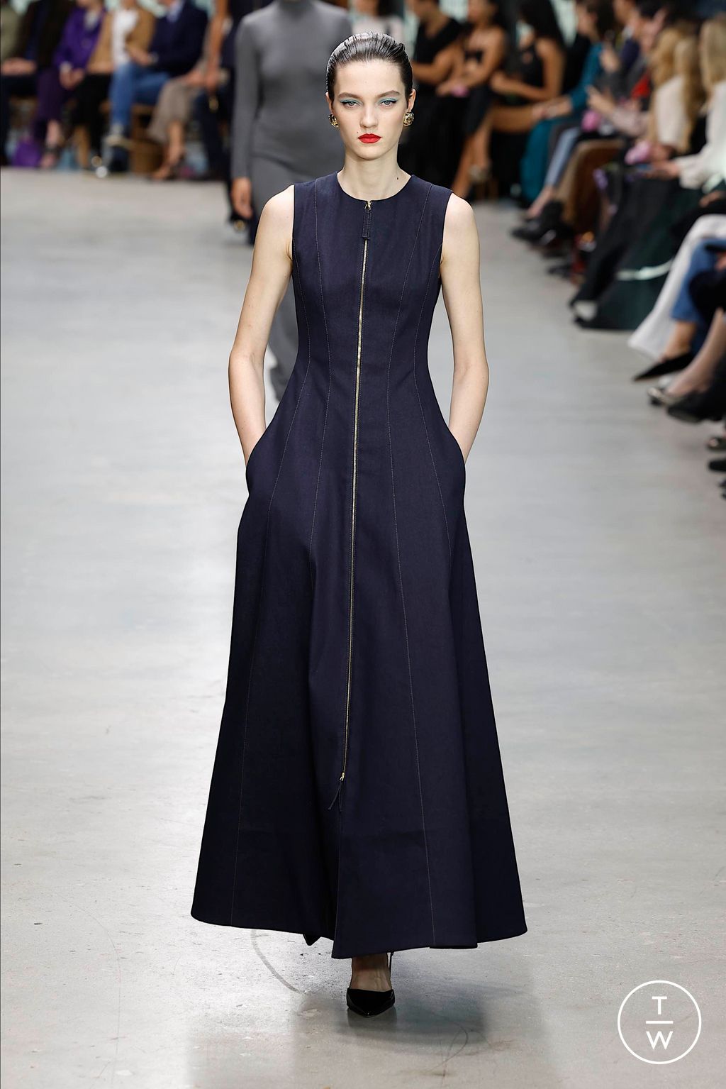 Fashion Week New York Fall/Winter 2024 look 11 de la collection Carolina Herrera womenswear