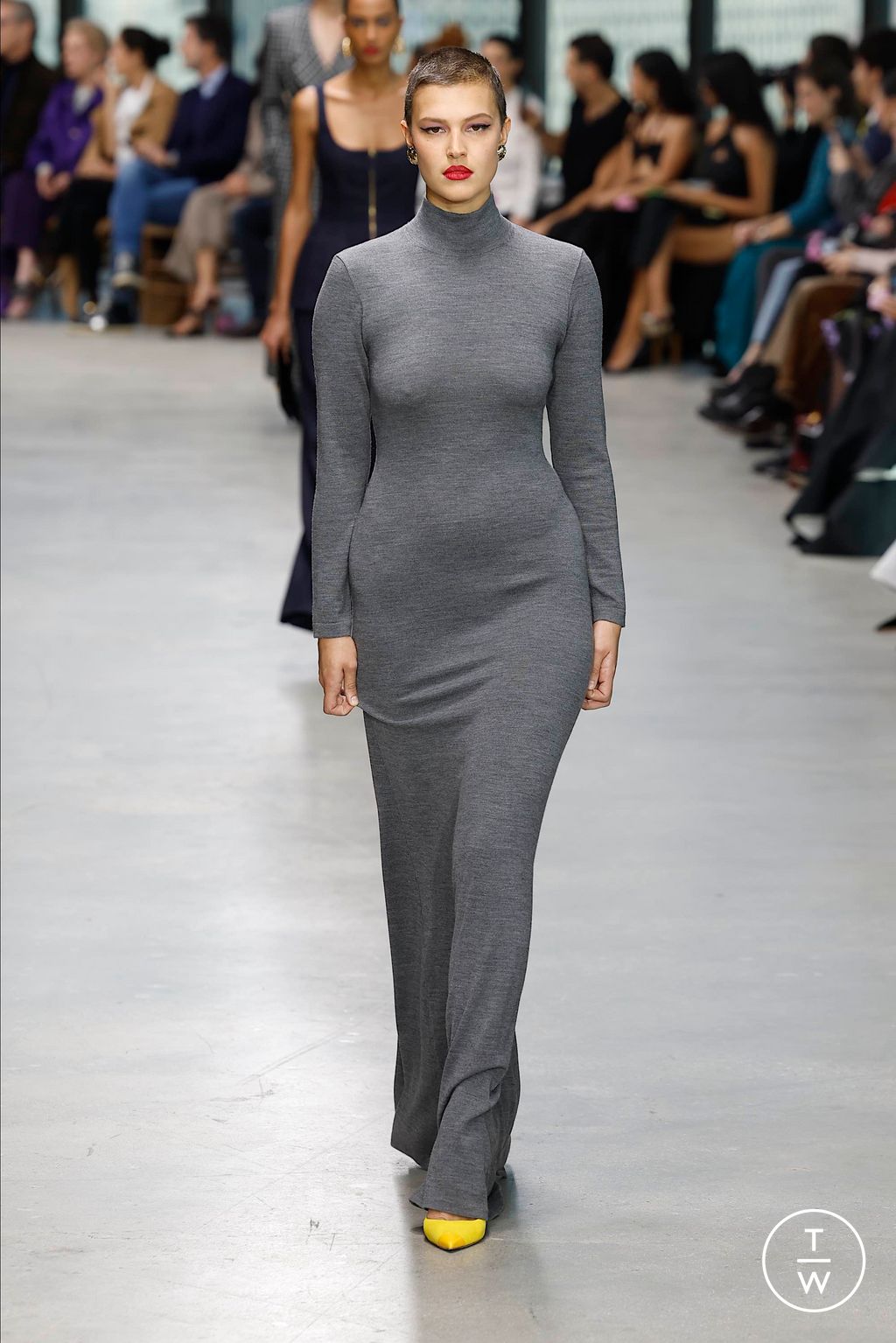 Fashion Week New York Fall/Winter 2024 look 12 de la collection Carolina Herrera womenswear