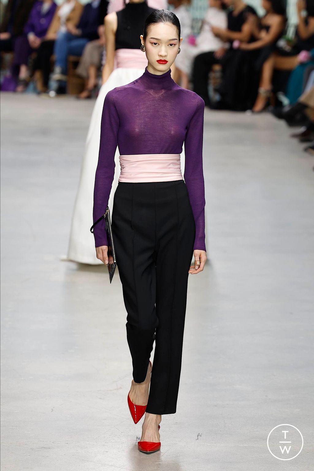 Fashion Week New York Fall/Winter 2024 look 35 de la collection Carolina Herrera womenswear