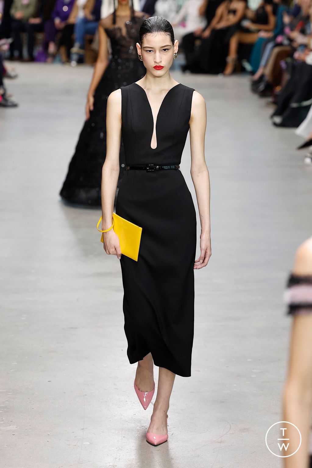 Fashion Week New York Fall/Winter 2024 look 40 de la collection Carolina Herrera womenswear