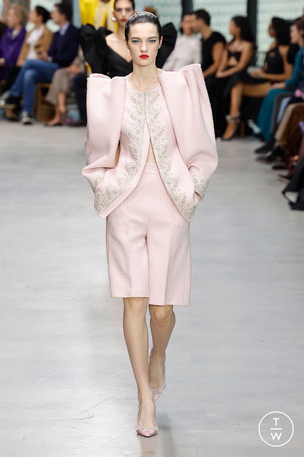 Fashion Week New York Fall/Winter 2024 look 55 de la collection Carolina Herrera womenswear