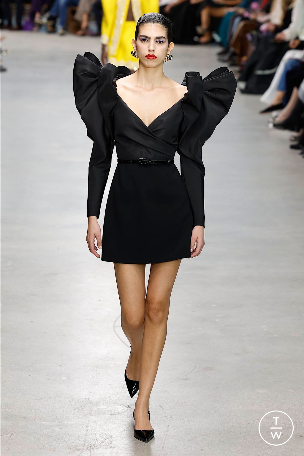 Fashion Week New York Fall/Winter 2024 look 56 de la collection Carolina Herrera womenswear