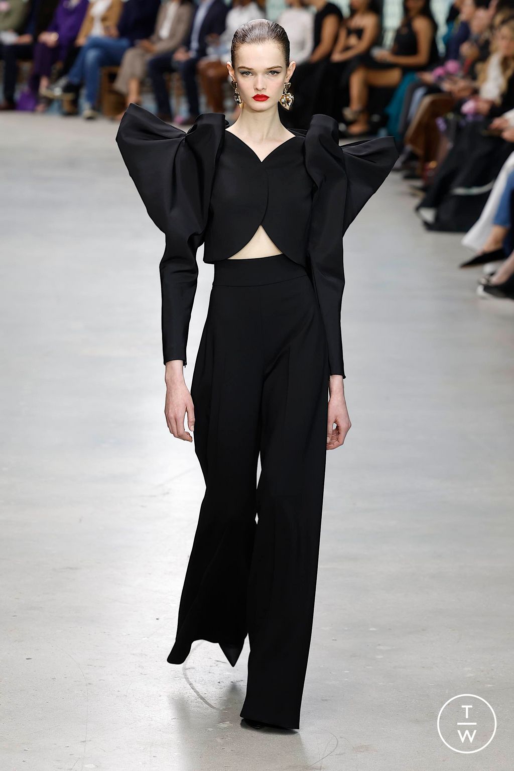 Fashion Week New York Fall/Winter 2024 look 58 de la collection Carolina Herrera womenswear
