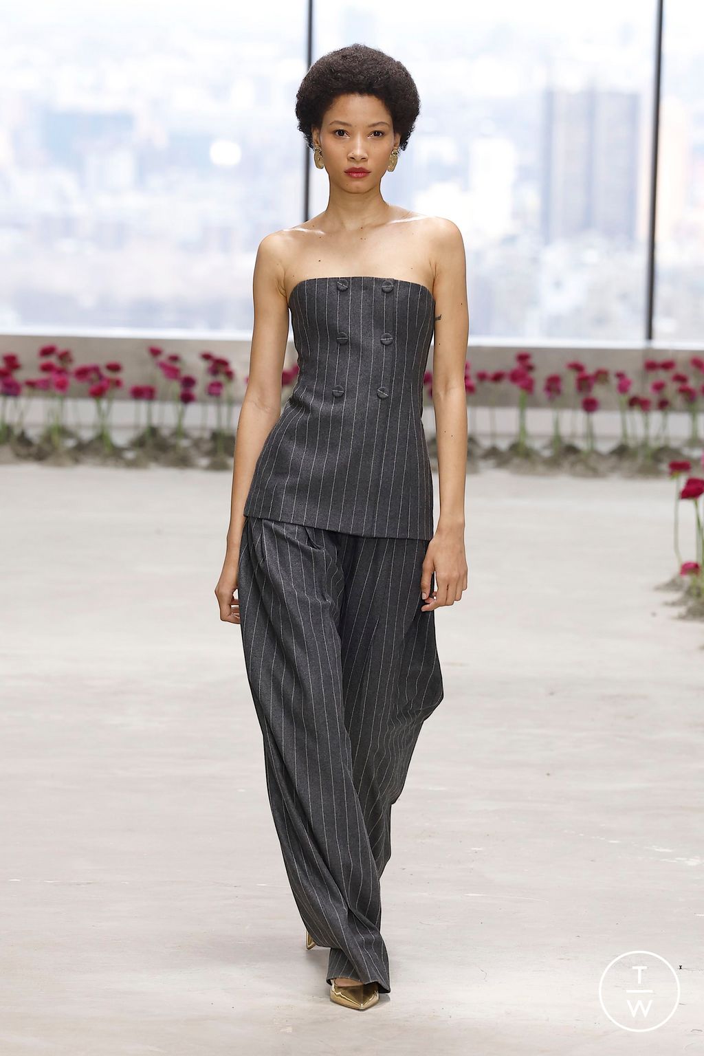 Fashion Week New York Fall/Winter 2025 look 11 from the Carolina Herrera collection womenswear