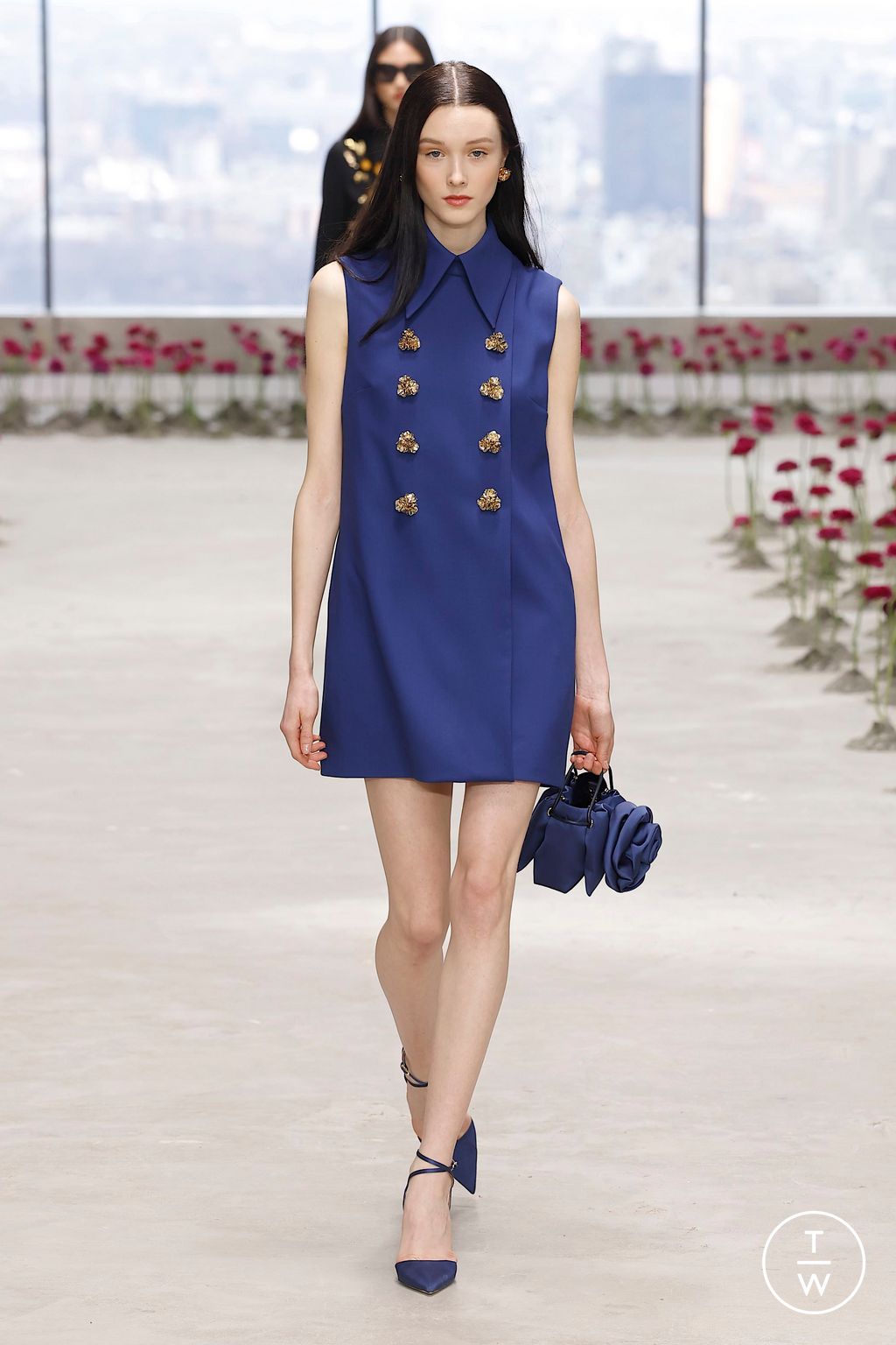 Fashion Week New York Fall/Winter 2025 look 25 de la collection Carolina Herrera womenswear