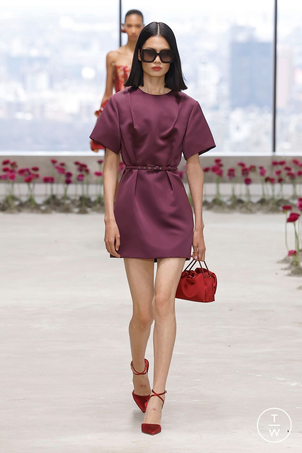 Fashion Week New York Fall/Winter 2025 look 31 de la collection Carolina Herrera womenswear