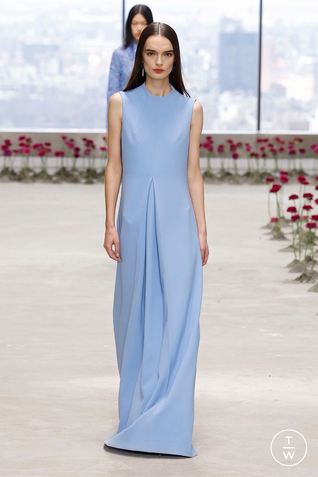 Fashion Week New York Fall/Winter 2025 look 35 from the Carolina Herrera collection womenswear