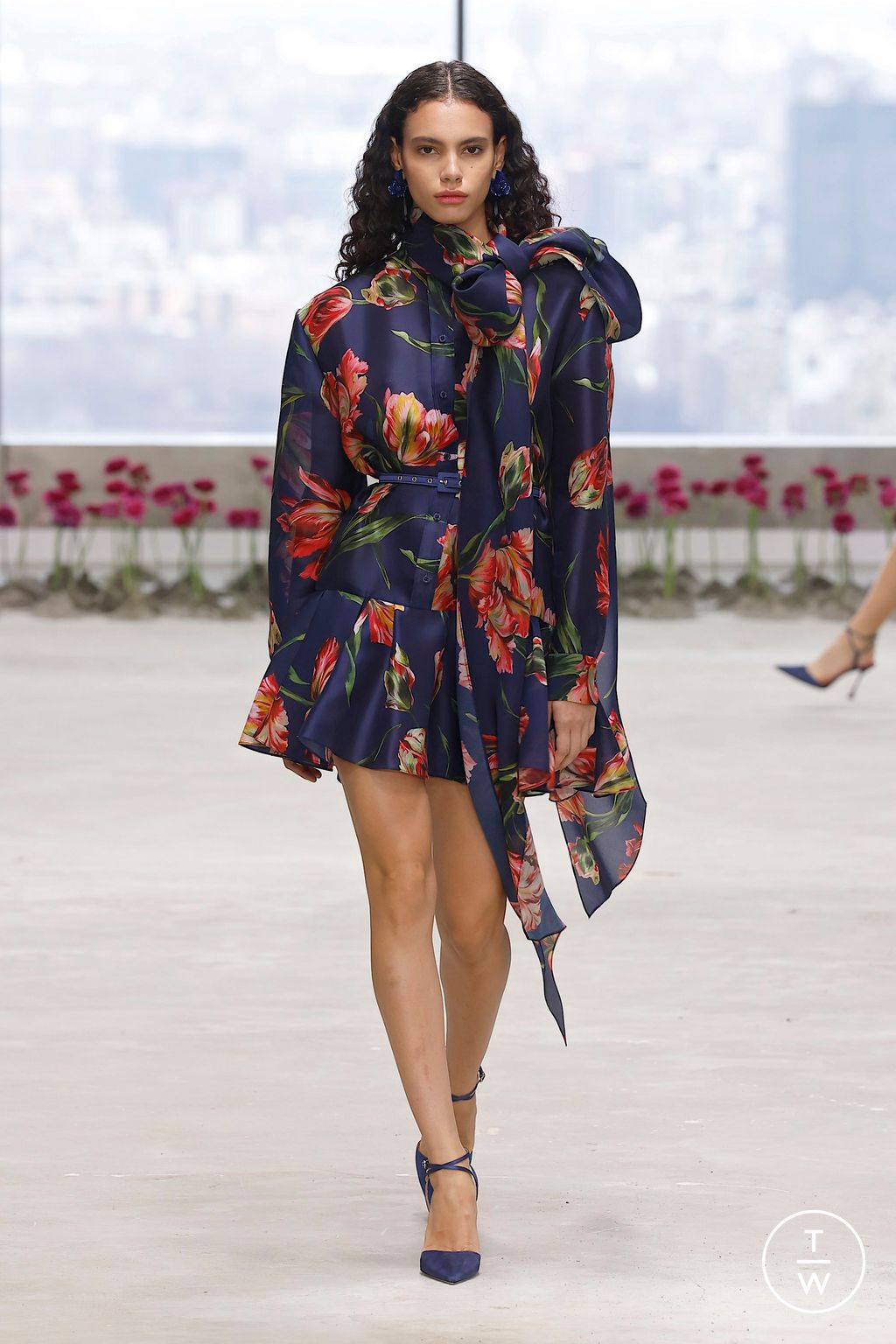 Fashion Week New York Fall/Winter 2025 look 41 de la collection Carolina Herrera womenswear