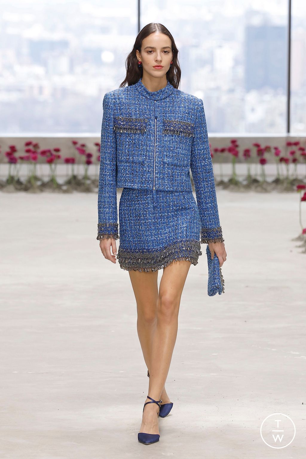 Fashion Week New York Fall/Winter 2025 look 42 from the Carolina Herrera collection womenswear