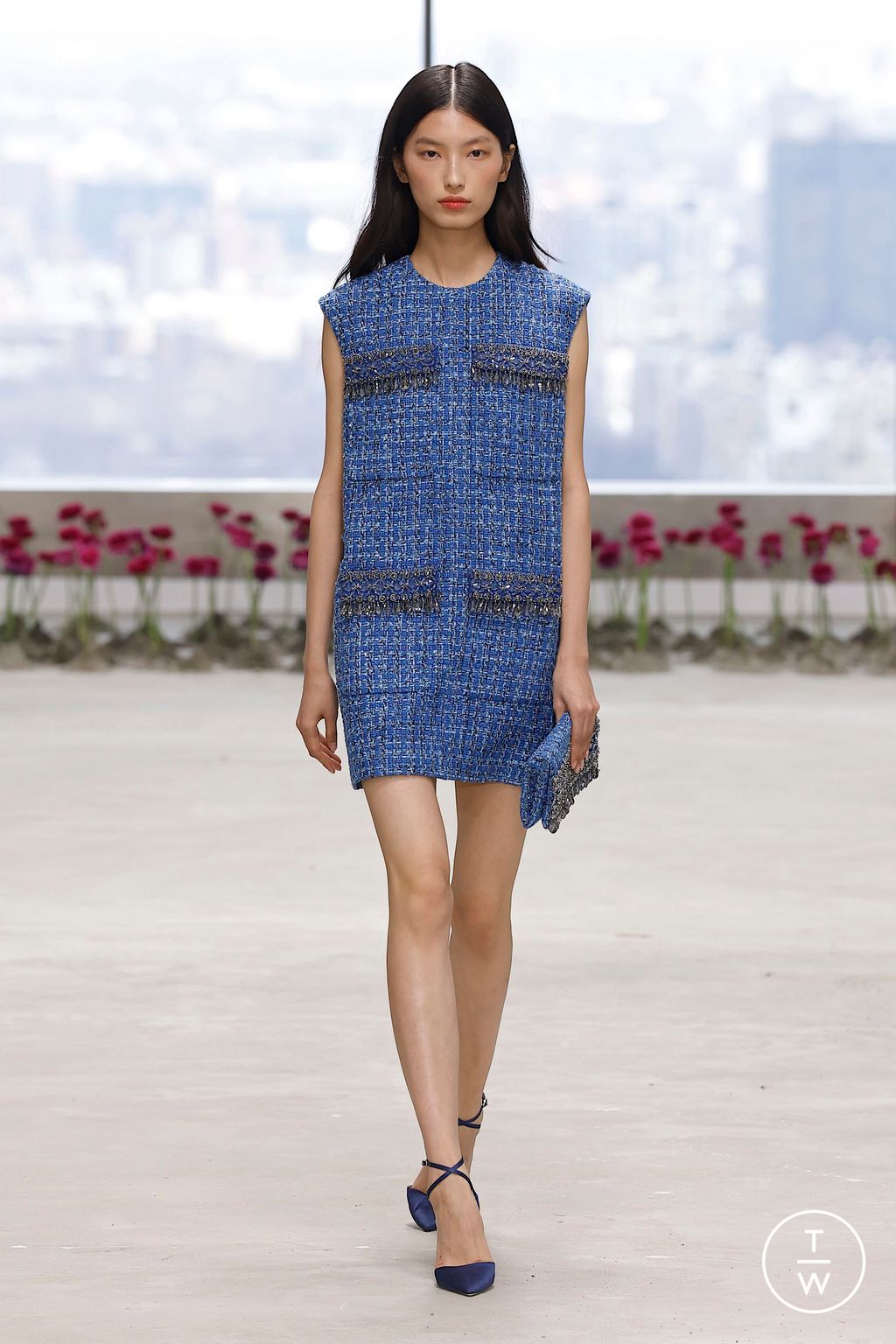 Fashion Week New York Fall/Winter 2025 look 44 de la collection Carolina Herrera womenswear