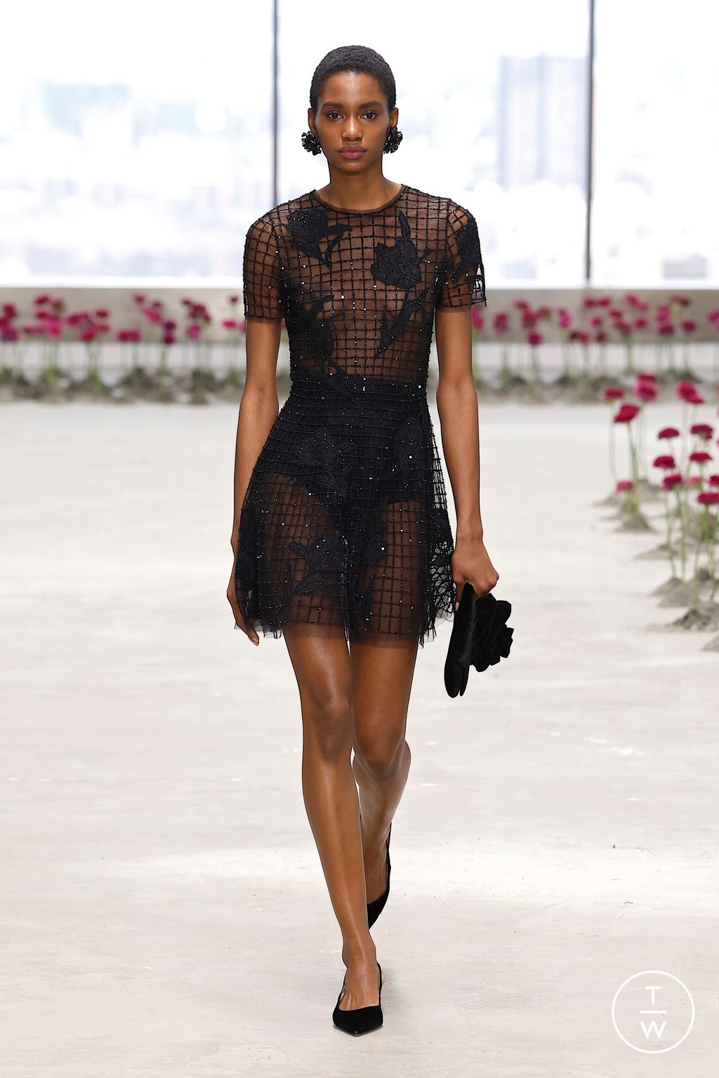 Fashion Week New York Fall/Winter 2025 look 61 from the Carolina Herrera collection womenswear