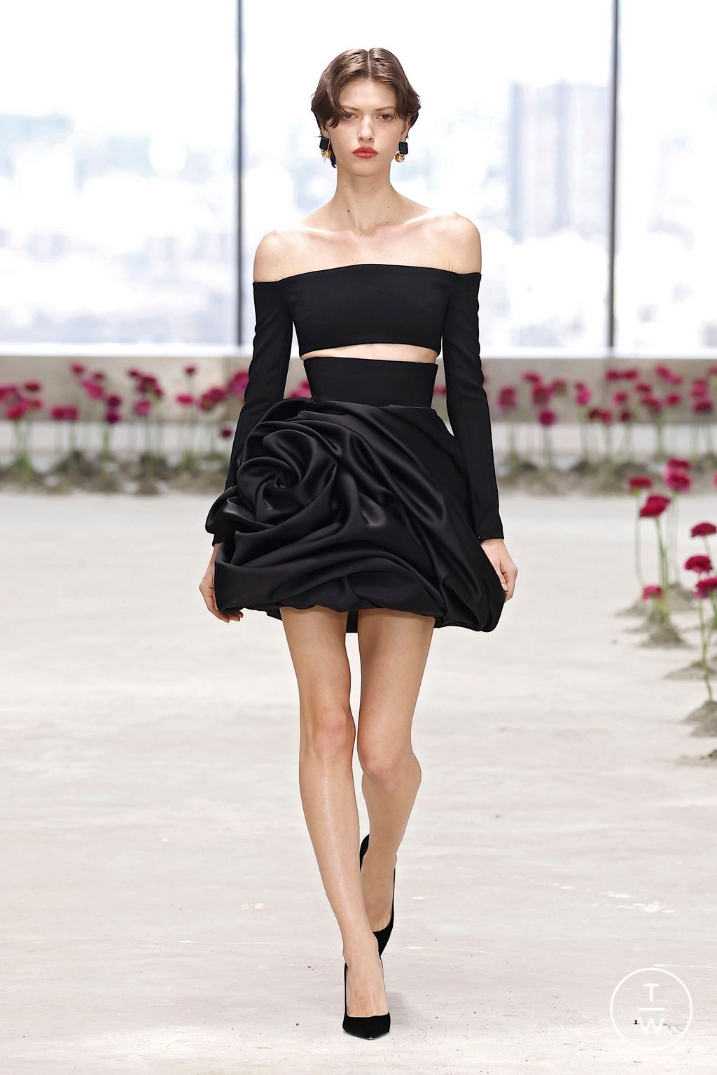 Fashion Week New York Fall/Winter 2025 look 62 de la collection Carolina Herrera womenswear