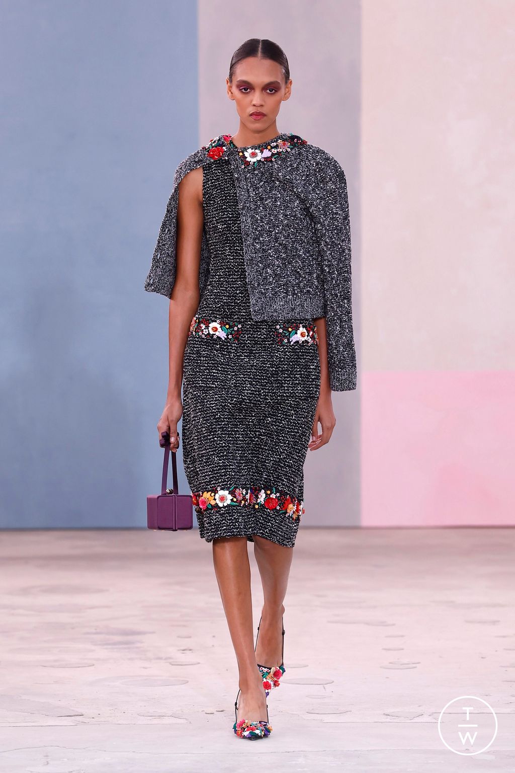 Fashion Week New York Fall/Winter 2026 look 17 from the Carolina Herrera collection womenswear