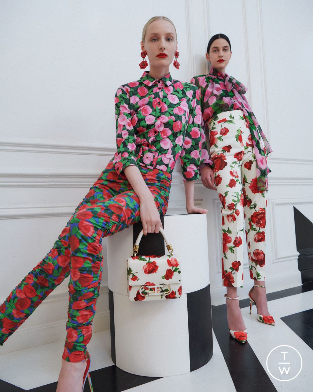 Fashion Week New York Pre-Fall 2023 look 18 de la collection Carolina Herrera womenswear