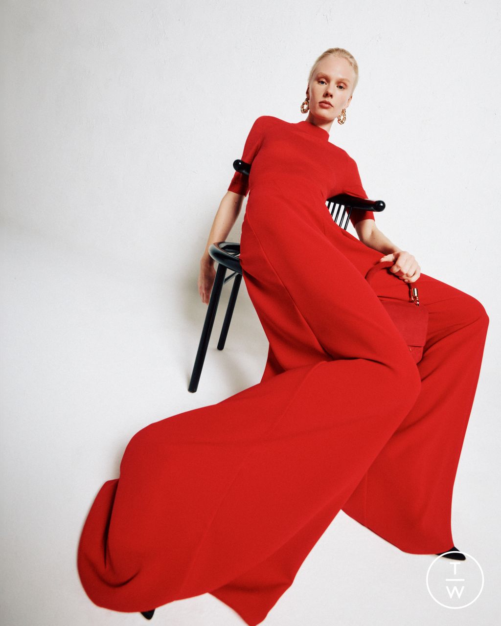Fashion Week New York Pre-Fall 2024 look 9 de la collection Carolina Herrera womenswear