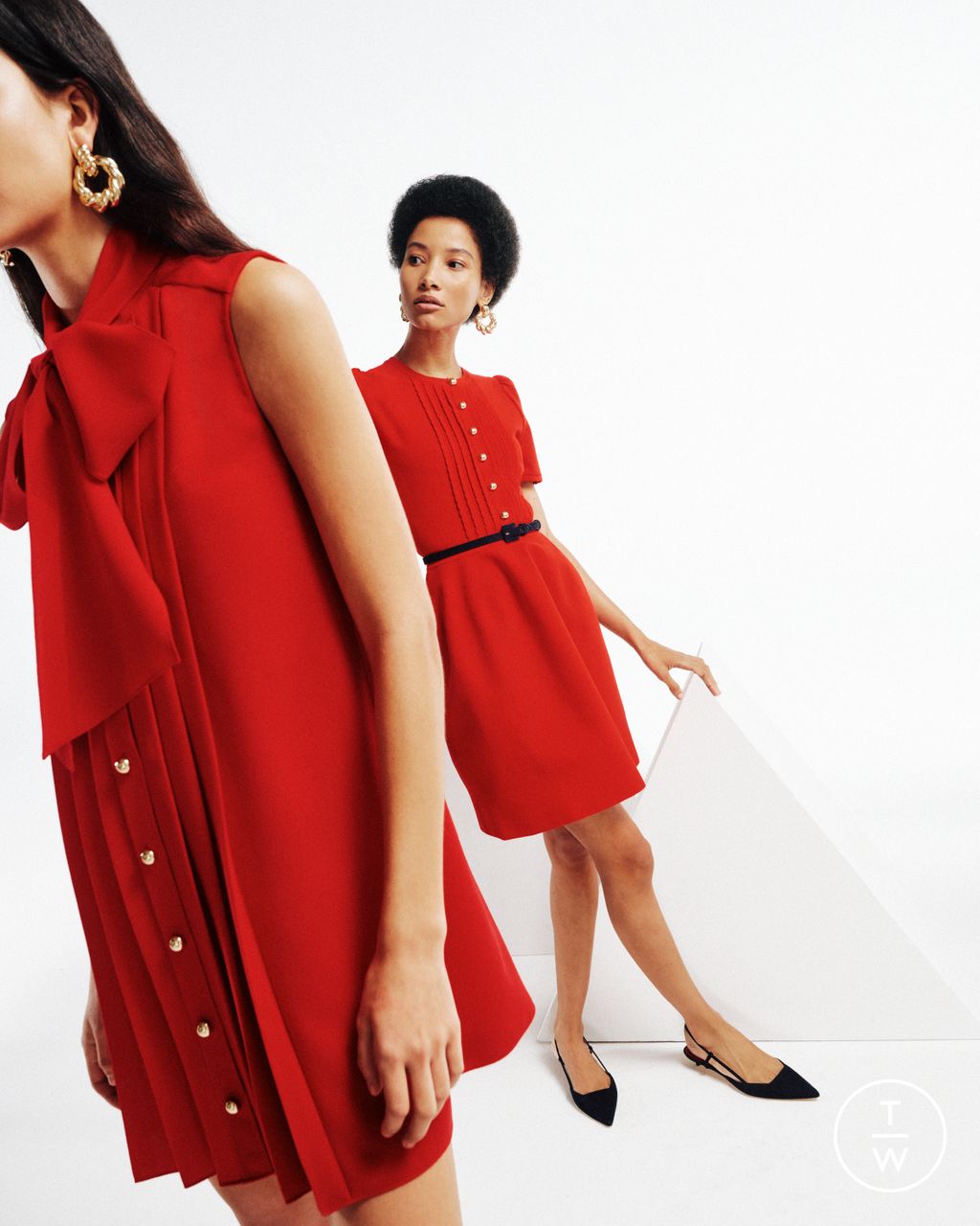 Fashion Week New York Pre-Fall 2024 look 20 from the Carolina Herrera collection womenswear