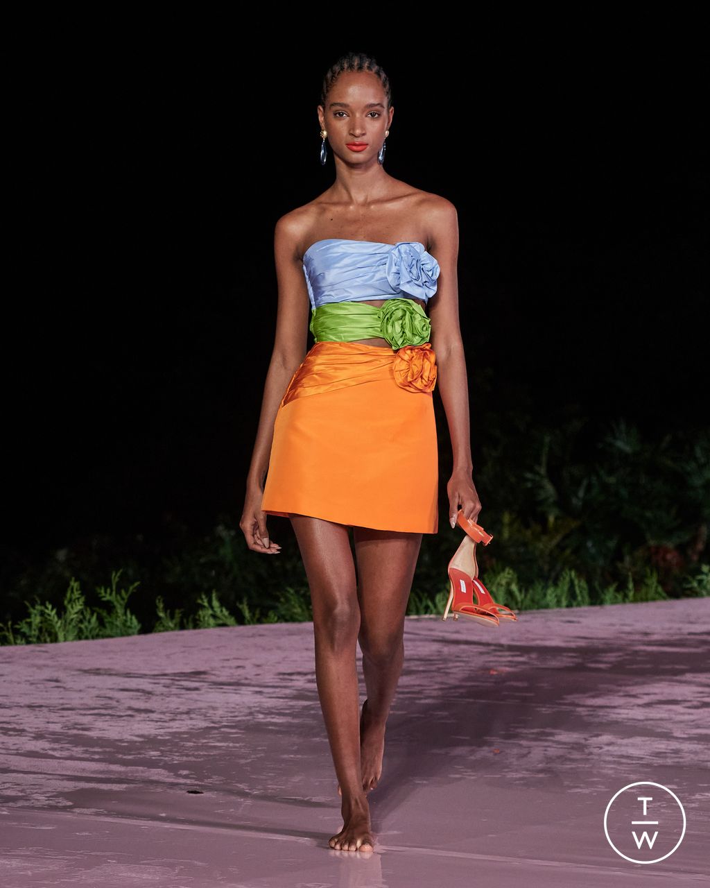 Fashion Week New York Resort 2024 look 11 from the Carolina Herrera collection womenswear