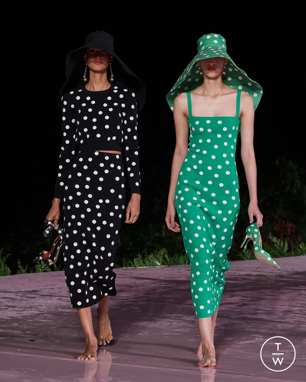 Fashion Week New York Resort 2024 look 13 from the Carolina Herrera collection womenswear