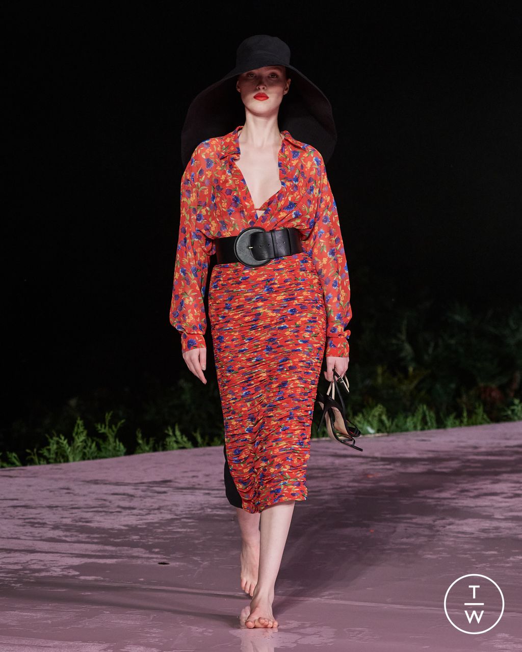 Fashion Week New York Resort 2024 look 16 de la collection Carolina Herrera womenswear