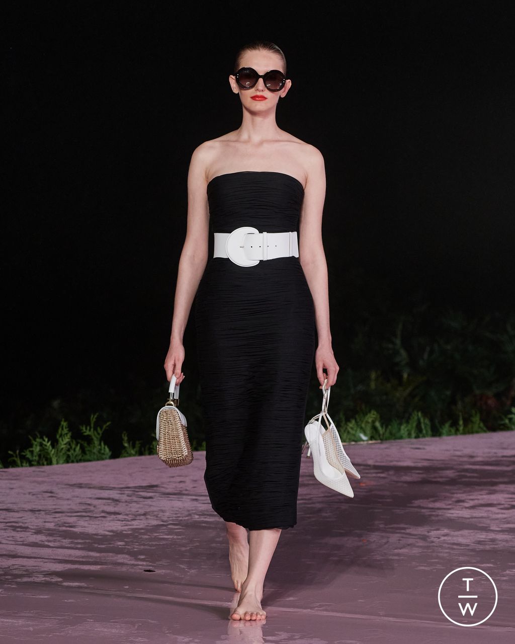 Fashion Week New York Resort 2024 look 18 de la collection Carolina Herrera womenswear