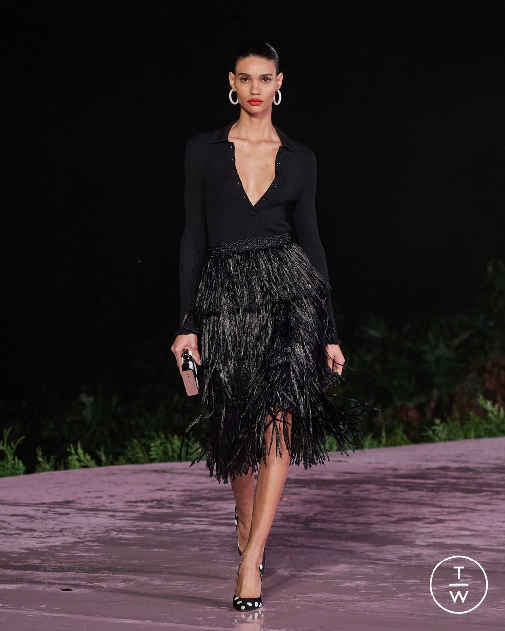 Fashion Week New York Resort 2024 look 2 de la collection Carolina Herrera womenswear