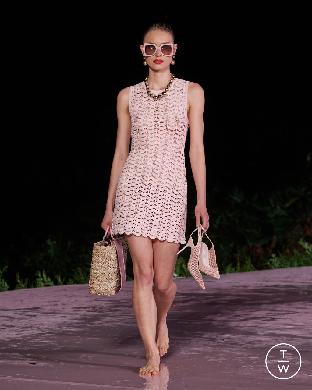 Fashion Week New York Resort 2024 look 28 de la collection Carolina Herrera womenswear