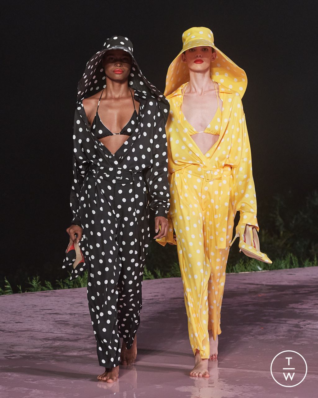 Fashion Week New York Resort 2024 look 52 from the Carolina Herrera collection womenswear