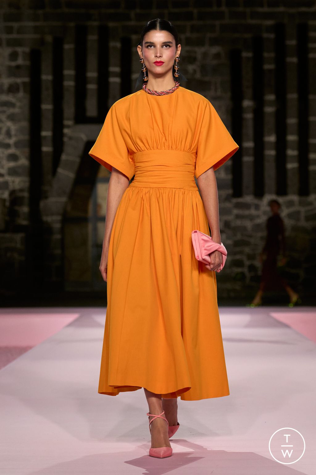 Fashion Week New York Resort 2025 look 13 from the Carolina Herrera collection womenswear