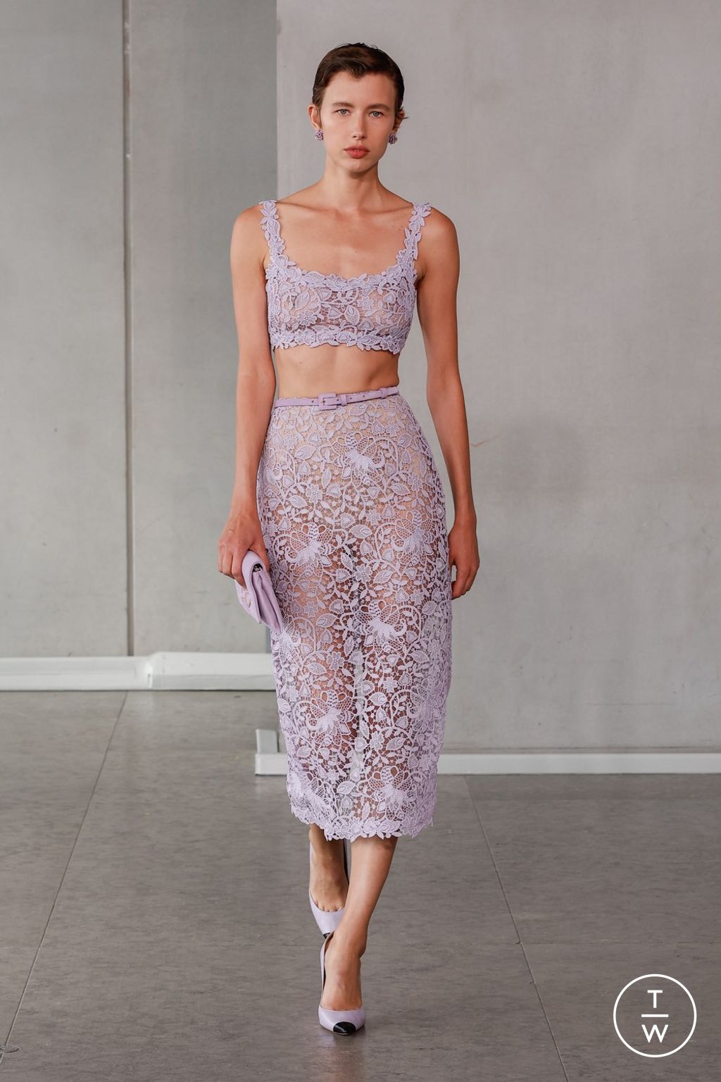 Fashion Week New York Spring/Summer 2024 look 20 de la collection Carolina Herrera womenswear