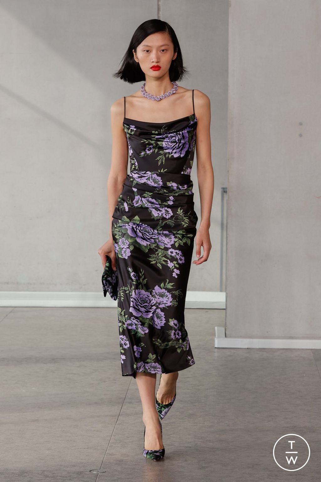 Fashion Week New York Spring/Summer 2024 look 24 de la collection Carolina Herrera womenswear
