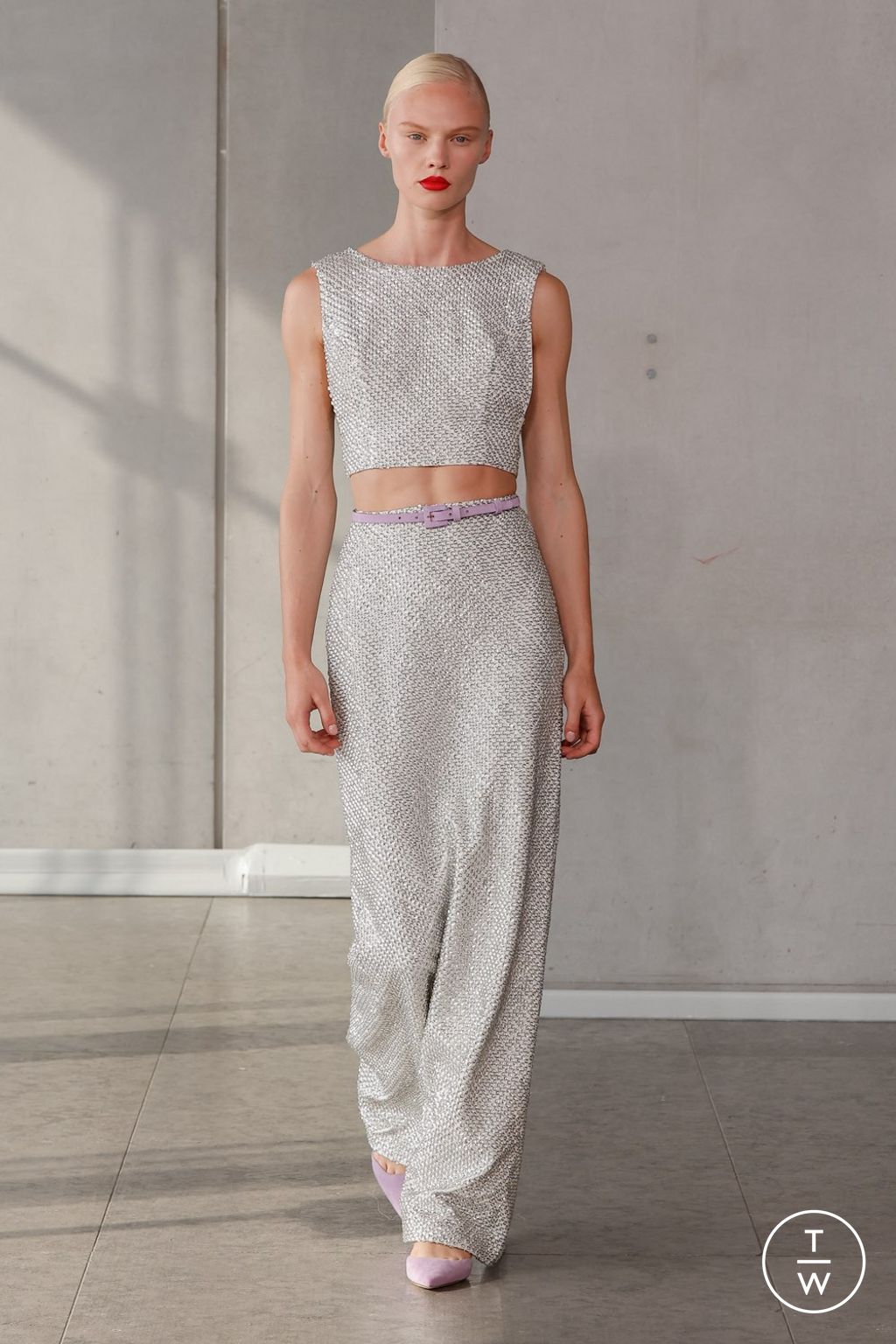 Fashion Week New York Spring/Summer 2024 look 55 de la collection Carolina Herrera womenswear